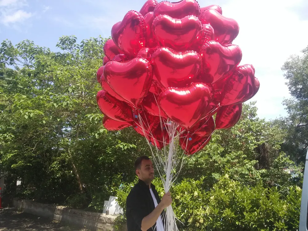 Kalpli Uçan Balon çalışması — Esin Balon İstanbul