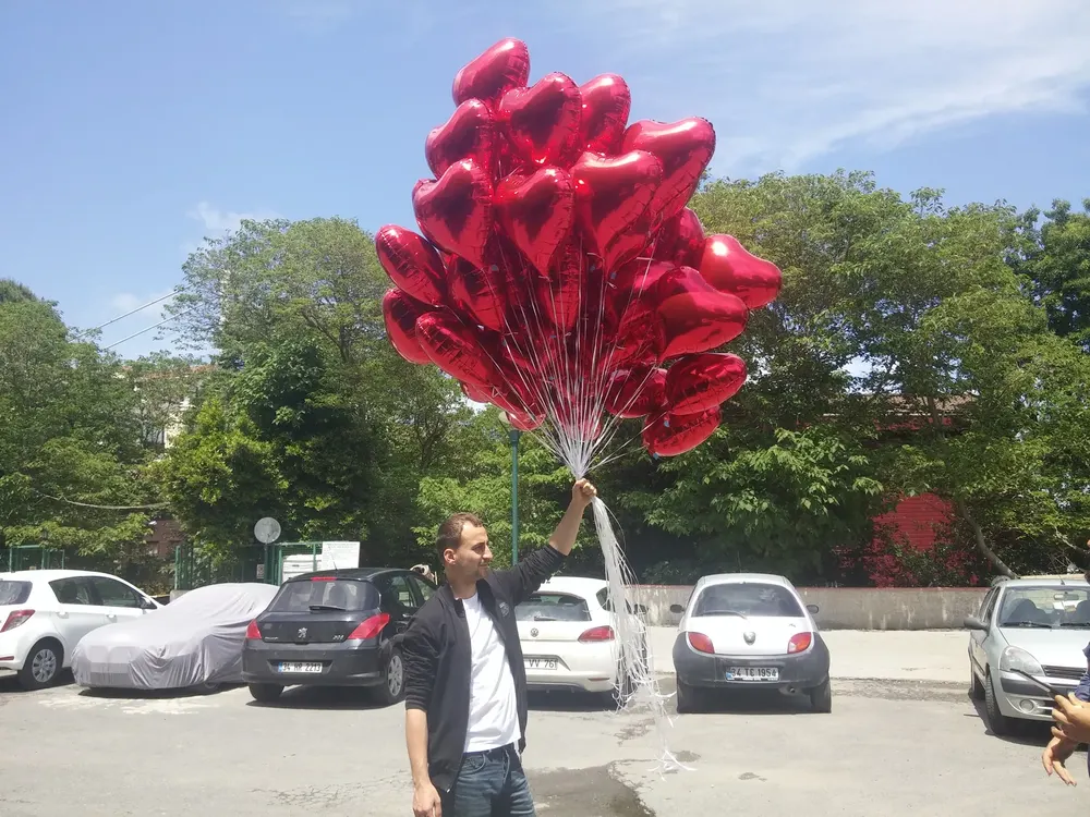 Kalpli Uçan Balon çalışması — Esin Balon İstanbul