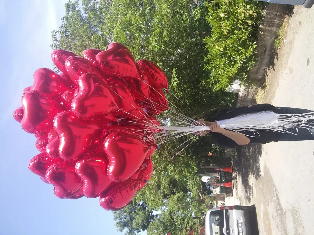 Kalpli Uçan Balon örneği, profesyonel kurulum — Esin Balon