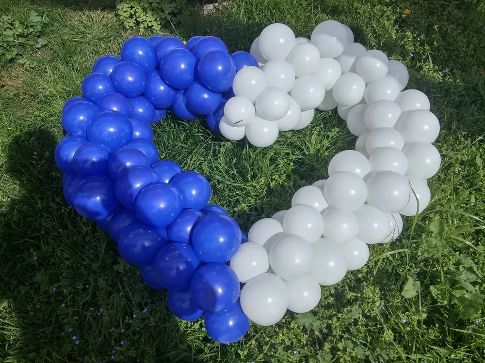 Kalpli Uçan Balon örneği, profesyonel kurulum — Esin Balon
