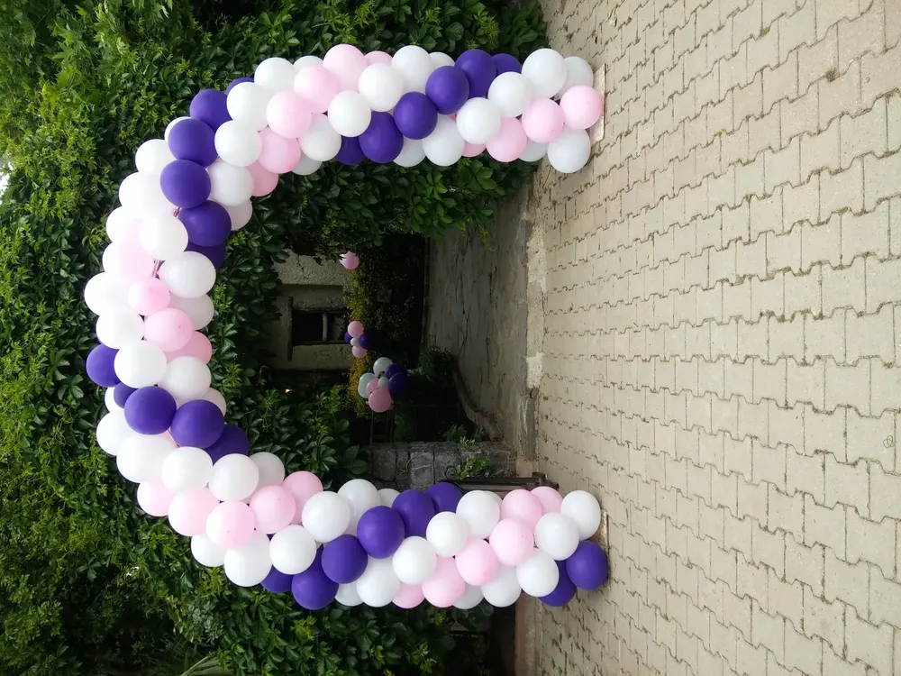 Kapı Takı Balon Süsleme çalışması — Esin Balon İstanbul