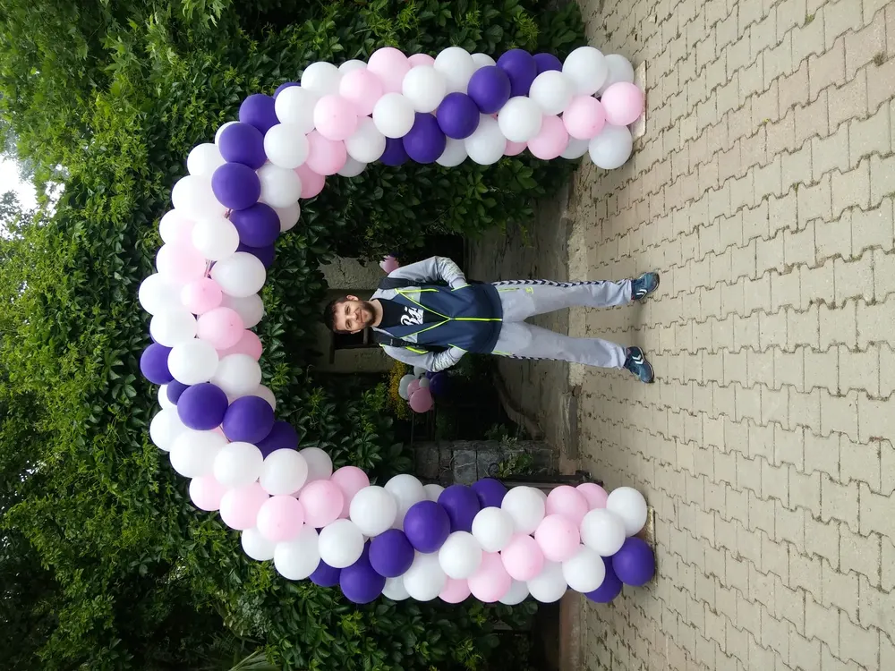 Kapı Takı Balon Süsleme çalışması — Esin Balon İstanbul