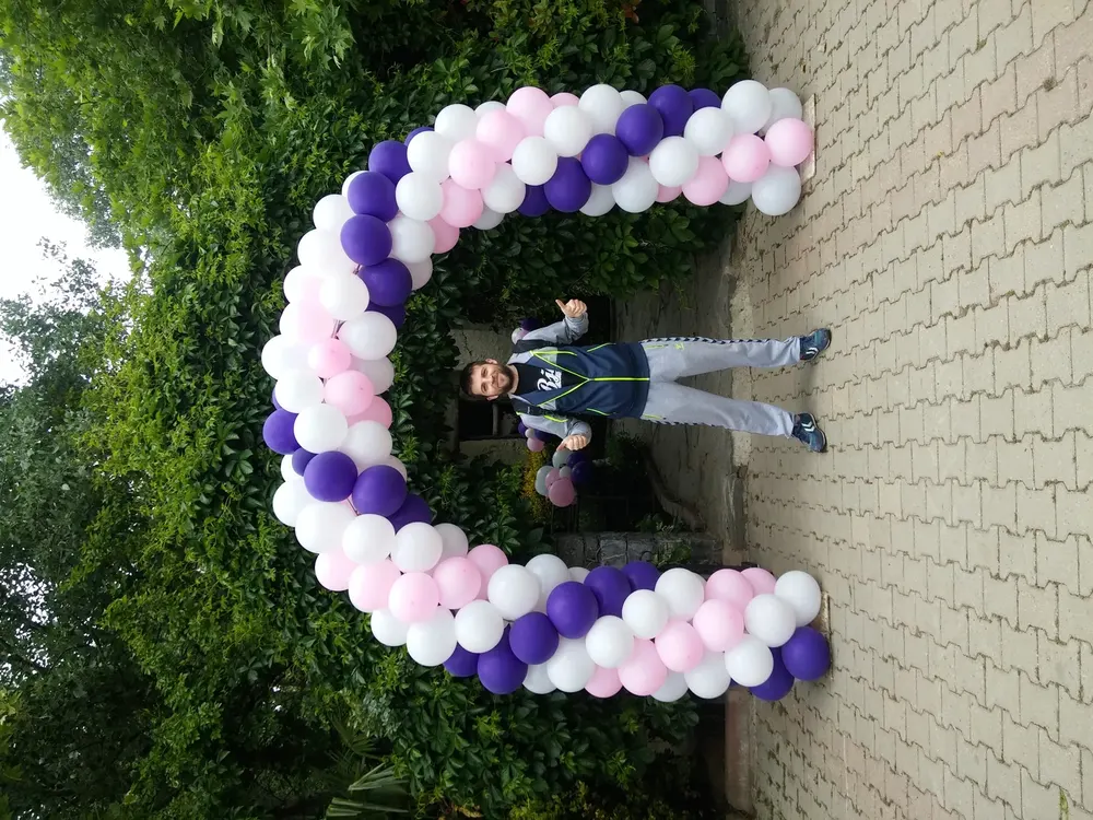 İstanbul kapı takı balon süsleme uygulaması — Esin Balon organizasyon