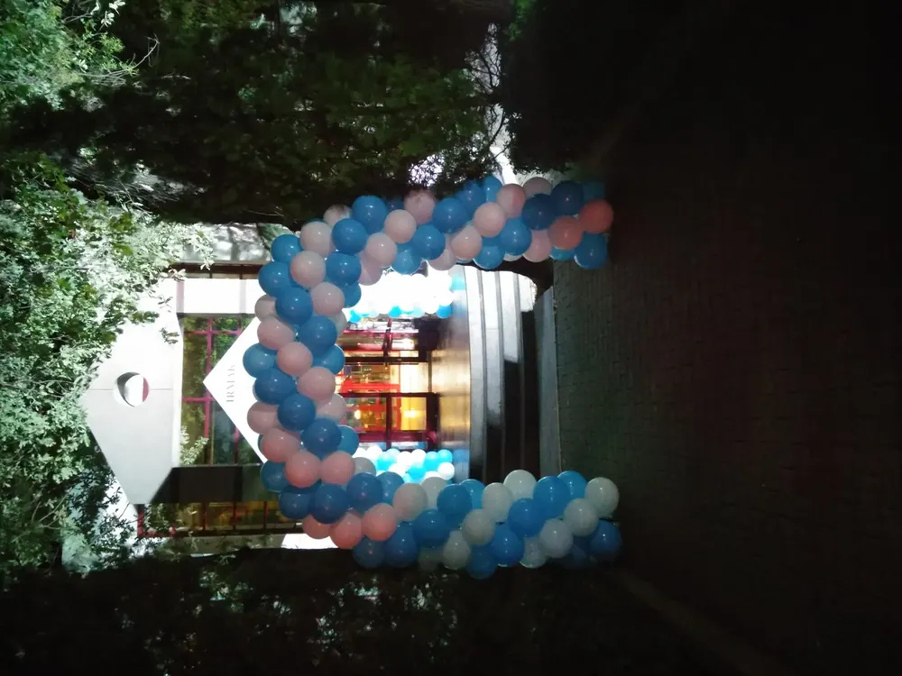 Kapı Takı Balon Süsleme çalışması — Esin Balon İstanbul