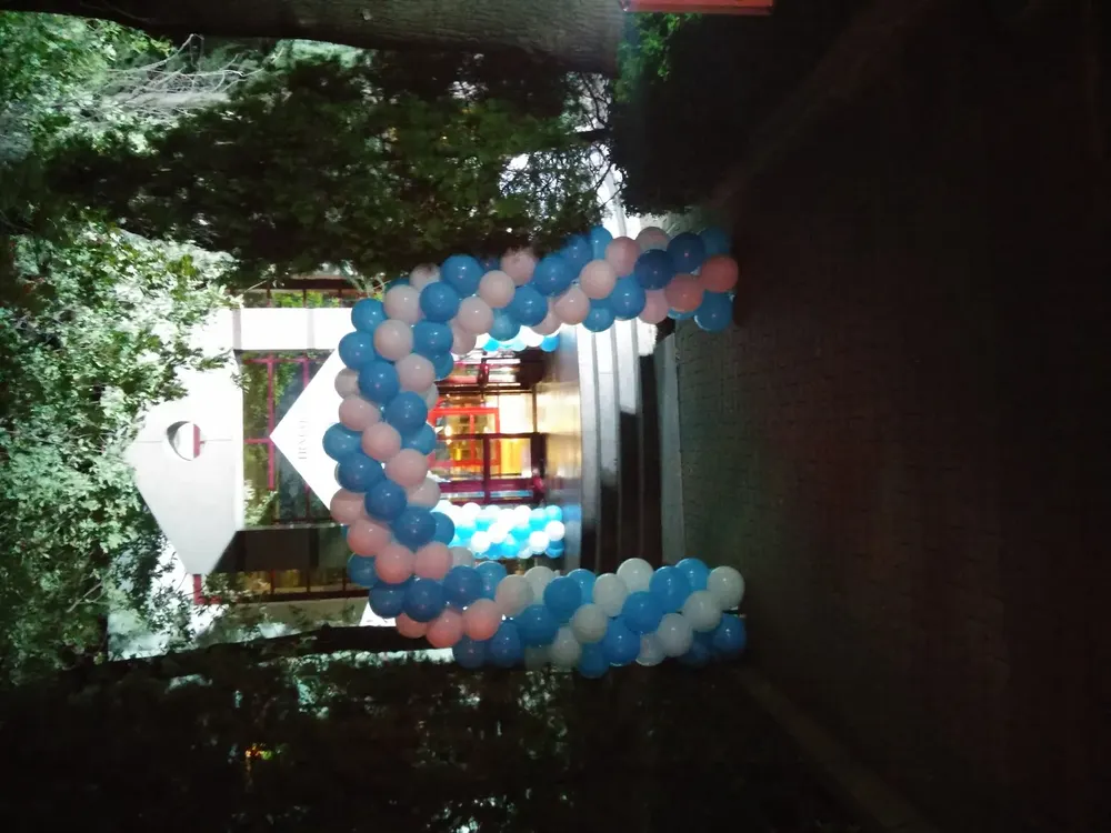 Kapı Takı Balon Süsleme çalışması — Esin Balon İstanbul