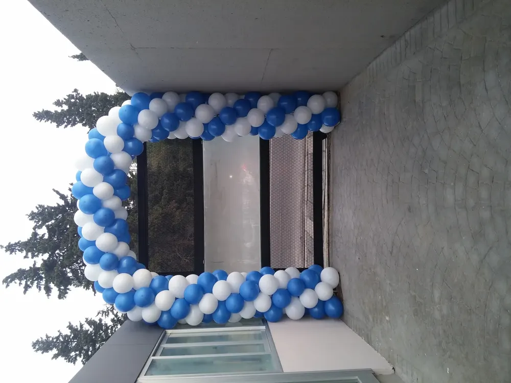Kapı Takı Balon Süsleme çalışması — Esin Balon İstanbul