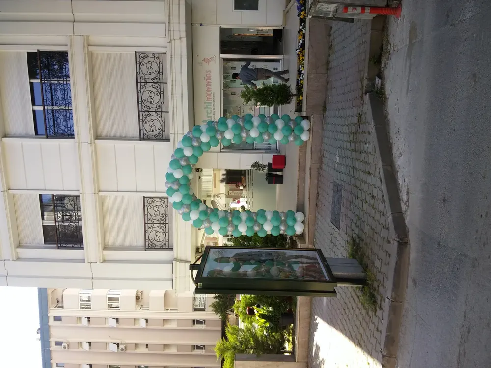Kapı Takı Balon Süsleme çalışması — Esin Balon İstanbul