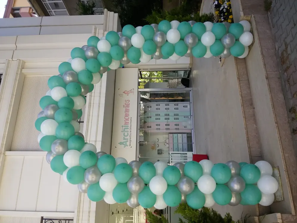 İstanbul kapı takı balon süsleme uygulaması — Esin Balon organizasyon