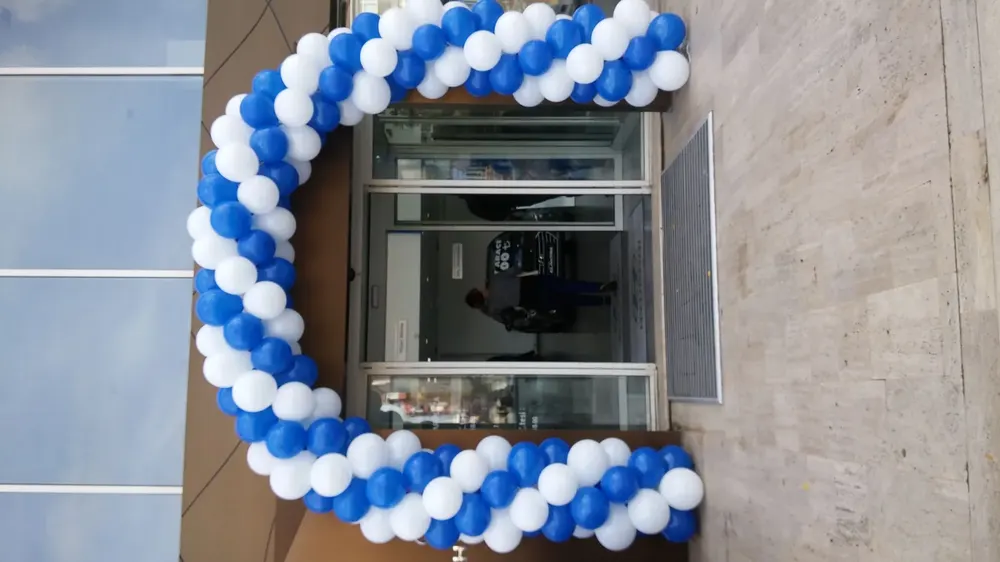 Kapı Takı Balon Süsleme çalışması — Esin Balon İstanbul