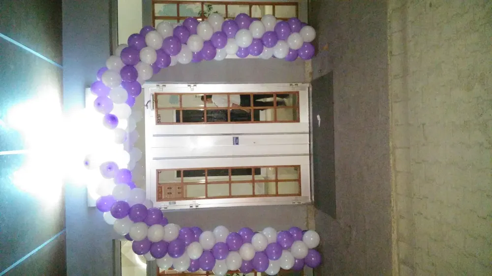 Kapı Takı Balon Süsleme çalışması — Esin Balon İstanbul