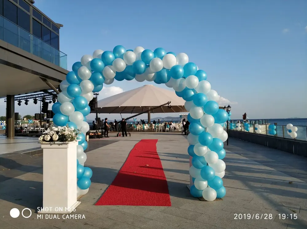 İstanbul kapı takı balon süsleme uygulaması — Esin Balon organizasyon