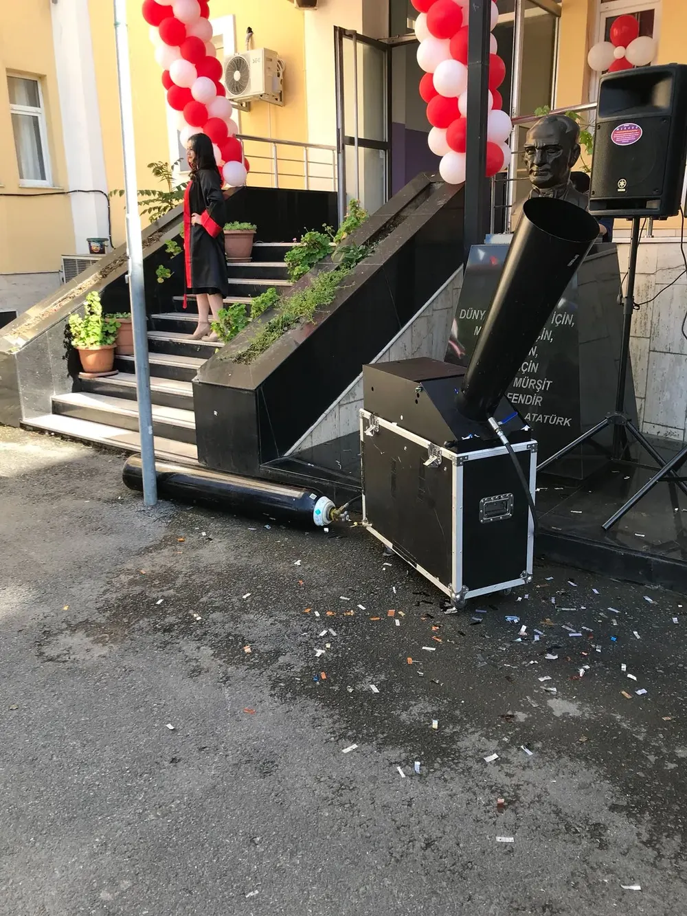 İstanbul konfeti makinası uygulaması — Esin Balon organizasyon