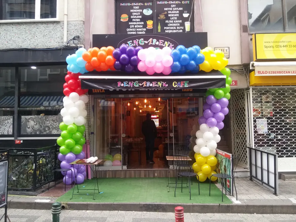 Mağaza Açılışı Balon Süsleme çalışması — Esin Balon İstanbul