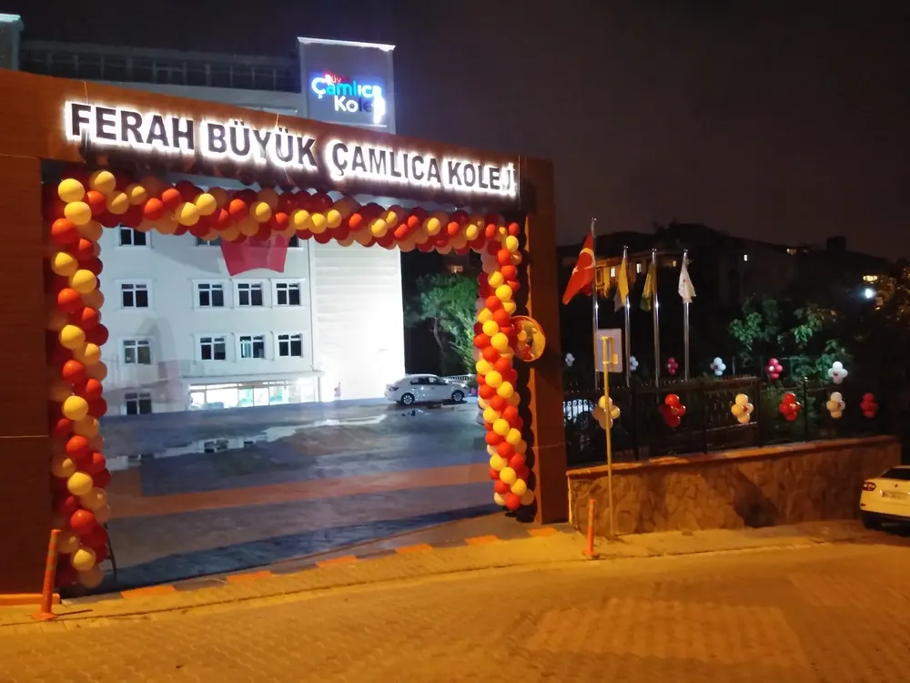 Mağaza Açılışı Balon Süsleme örneği, profesyonel kurulum — Esin Balon