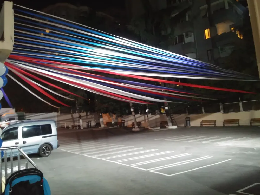 İstanbul mezuniyet ve okul balon süsleme uygulaması — Esin Balon organizasyon
