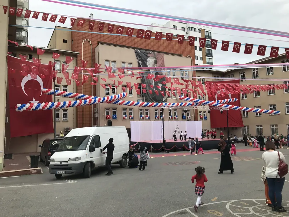 Mezuniyet ve Okul Balon Süsleme çalışması — Esin Balon İstanbul
