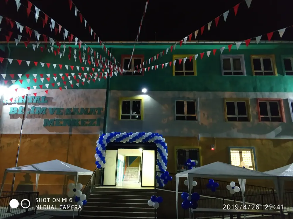 Mezuniyet ve Okul Balon Süsleme örneği, profesyonel kurulum — Esin Balon