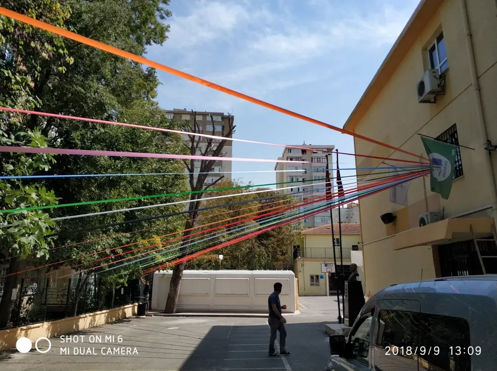 Mezuniyet ve Okul Balon Süsleme örneği, profesyonel kurulum — Esin Balon