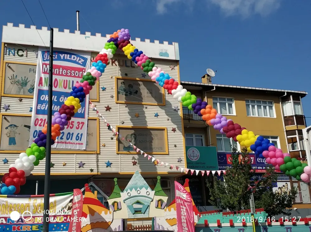 Mezuniyet ve Okul Balon Süsleme çalışması — Esin Balon İstanbul