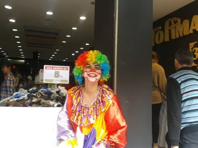 Palyaço çalışması — Esin Balon İstanbul