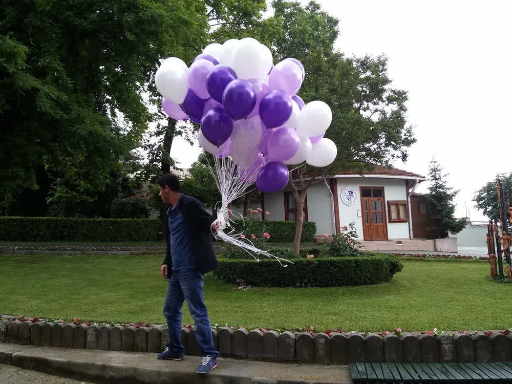 Uçan Balon Süsleme çalışması — Esin Balon İstanbul