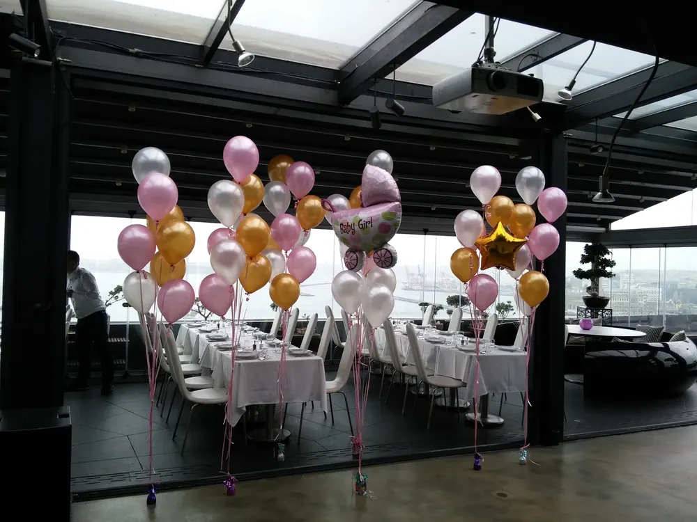İstanbul uçan balon süsleme uygulaması — Esin Balon organizasyon