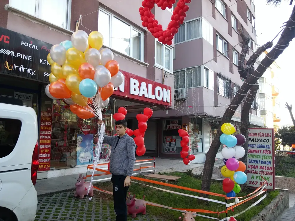 Uçan Balon Süsleme çalışması — Esin Balon İstanbul