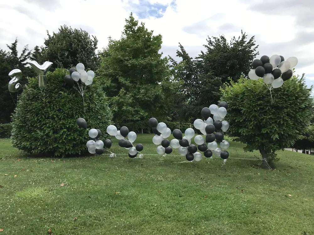 İstanbul uçan balon süsleme uygulaması — Esin Balon organizasyon