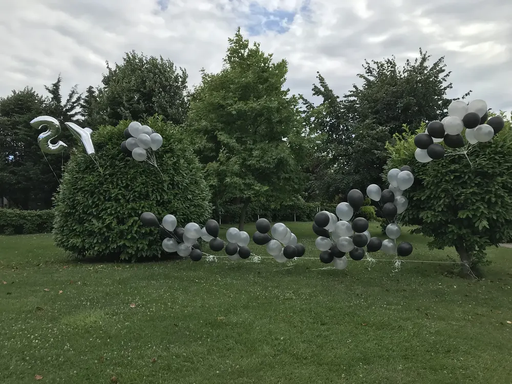 İstanbul uçan balon süsleme uygulaması — Esin Balon organizasyon