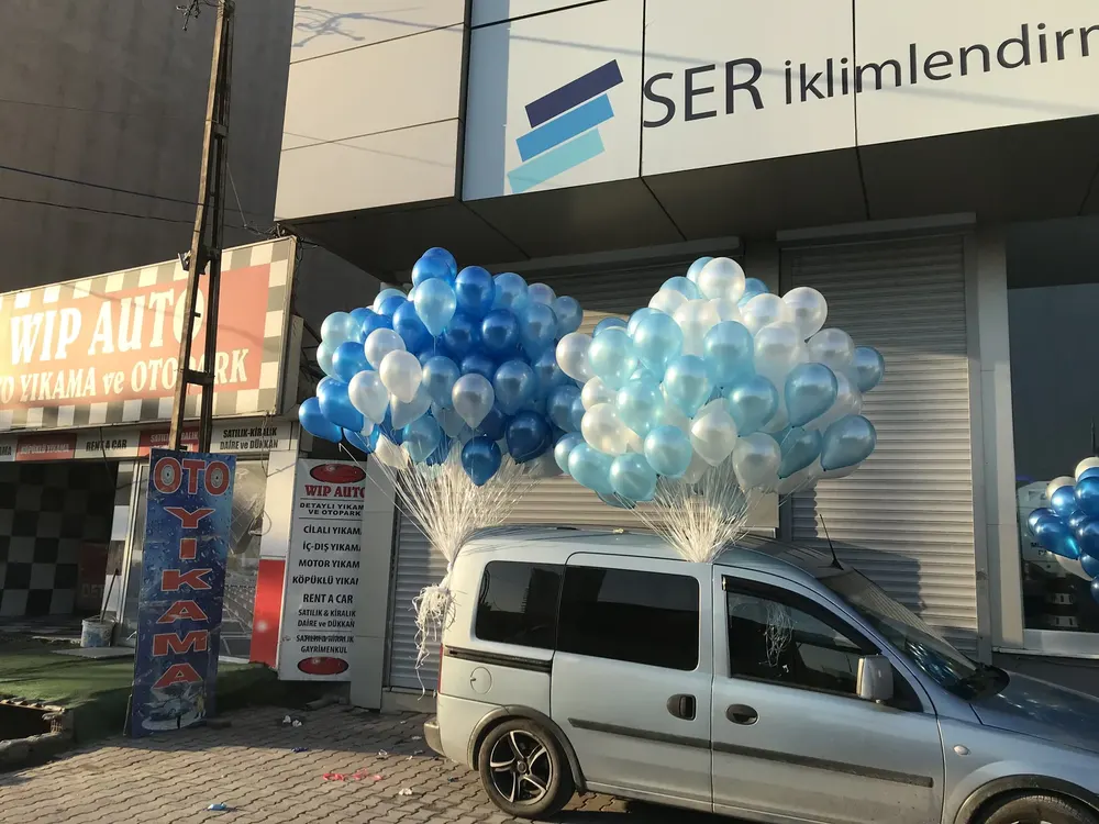 Uçan Balon Süsleme çalışması — Esin Balon İstanbul