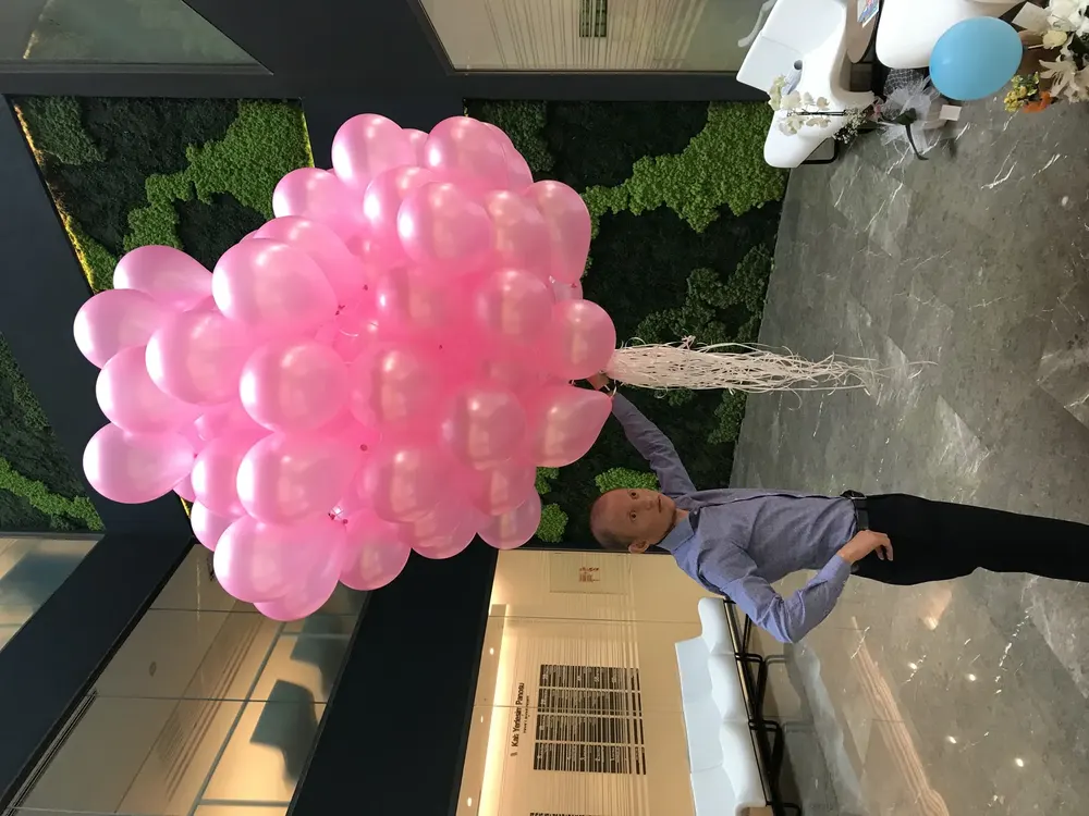 İstanbul uçan balon süsleme uygulaması — Esin Balon organizasyon