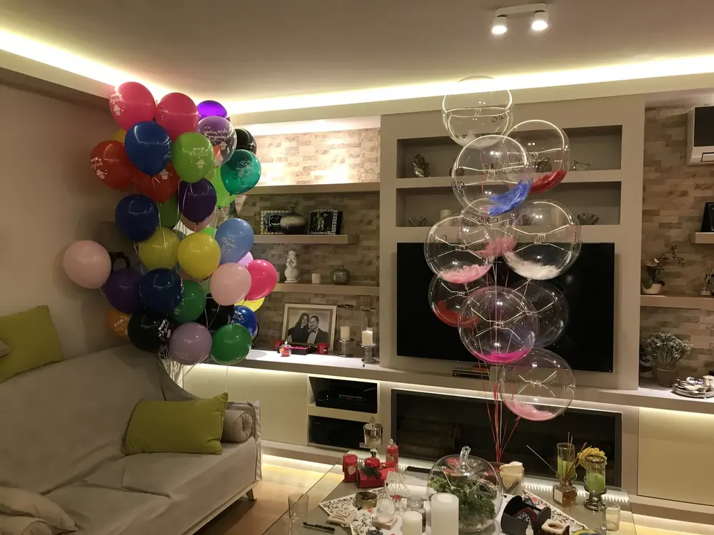 Uçan Balon Süsleme çalışması — Esin Balon İstanbul