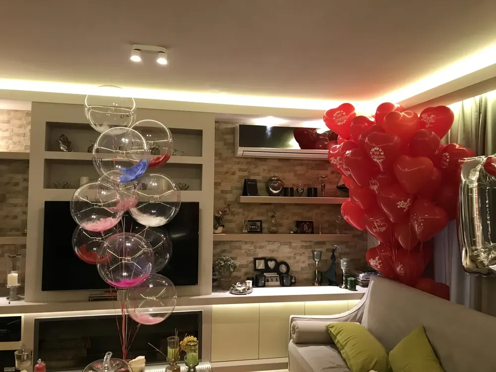 İstanbul uçan balon süsleme uygulaması — Esin Balon organizasyon