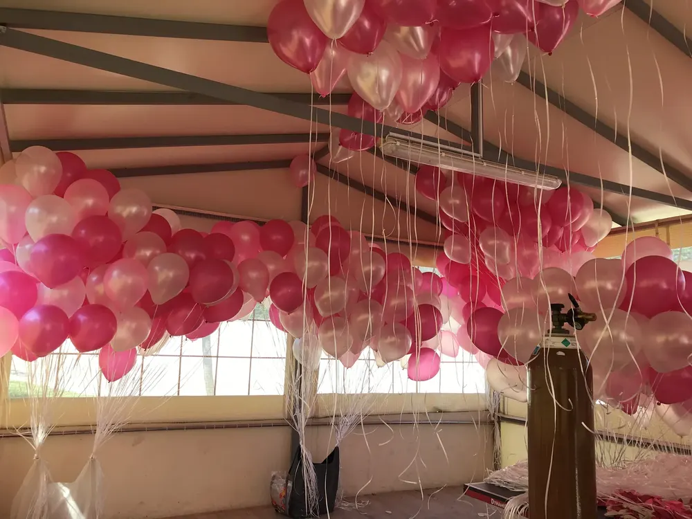 İstanbul uçan balon süsleme uygulaması — Esin Balon organizasyon