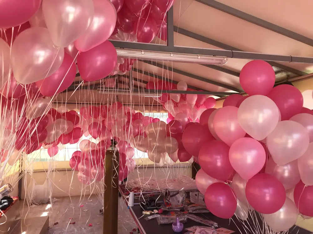 İstanbul uçan balon süsleme uygulaması — Esin Balon organizasyon