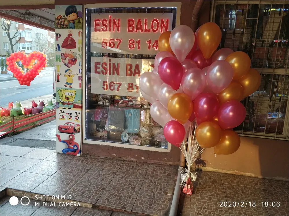 Uçan Balon Süsleme çalışması — Esin Balon İstanbul