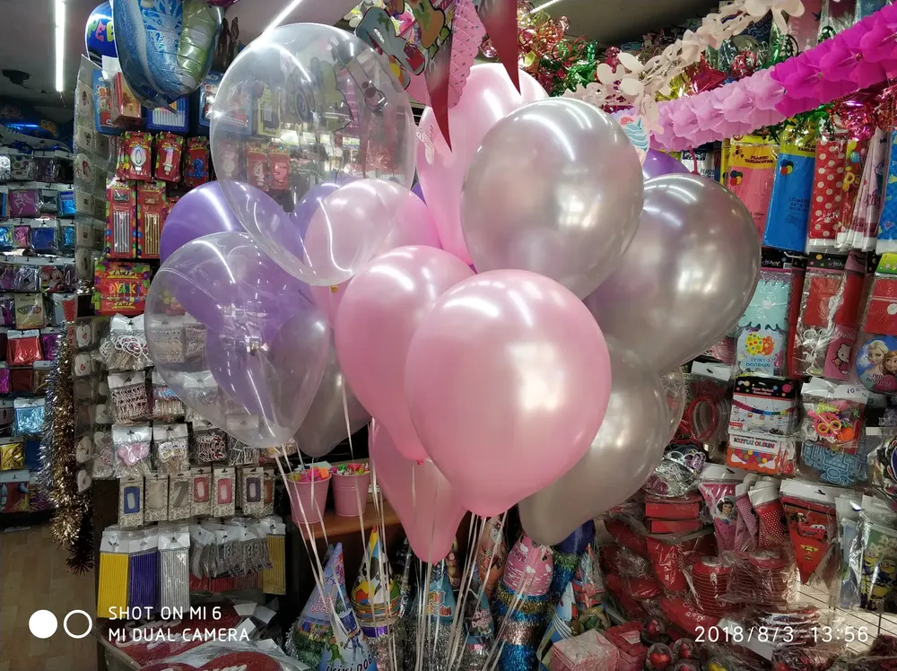 İstanbul uçan balon süsleme uygulaması — Esin Balon organizasyon