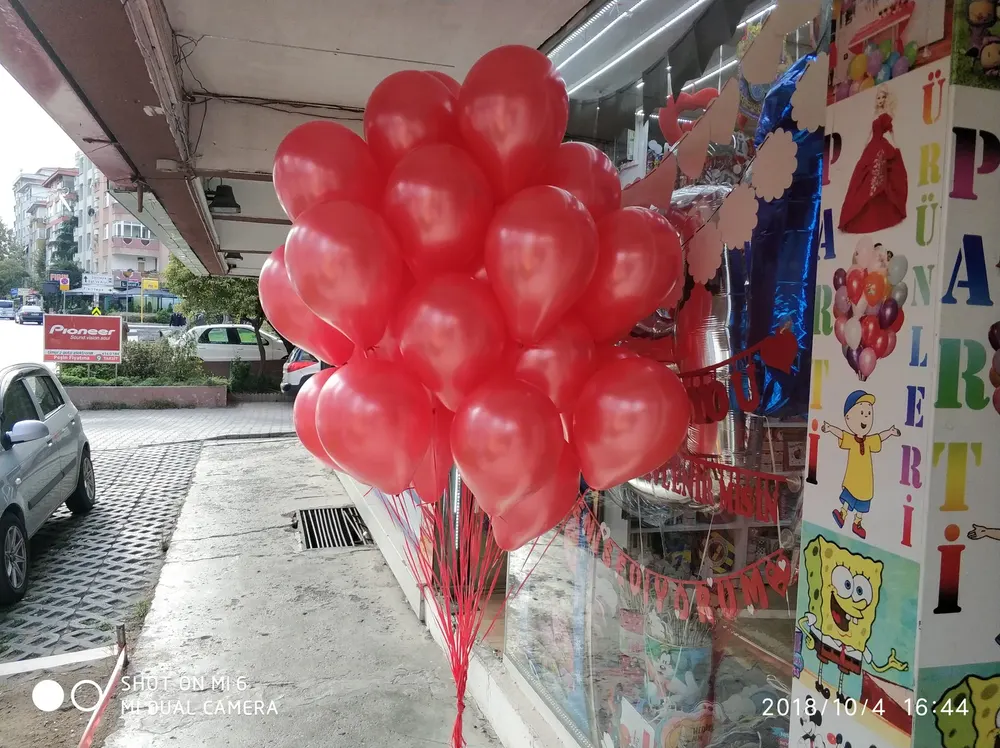 Uçan Balon Süsleme örneği, profesyonel kurulum — Esin Balon