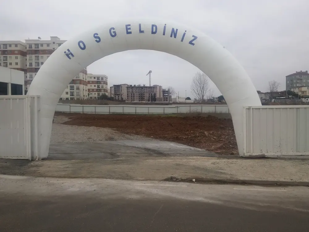 İstanbul yol takı balon süsleme uygulaması — Esin Balon organizasyon