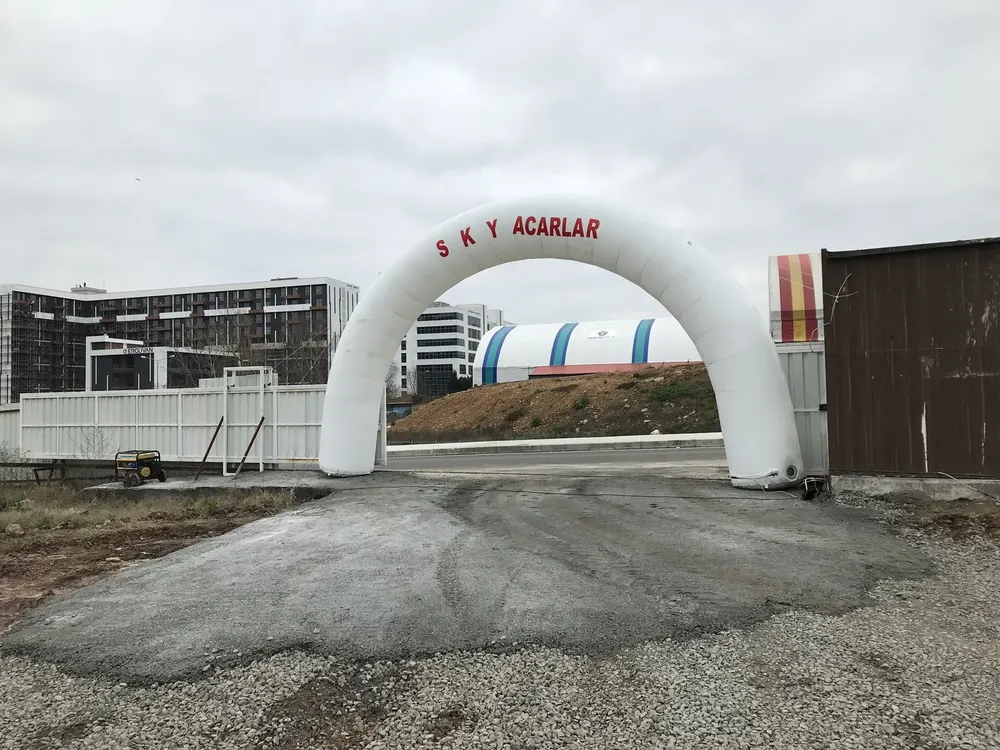 Yol Takı Balon Süsleme çalışması — Esin Balon İstanbul