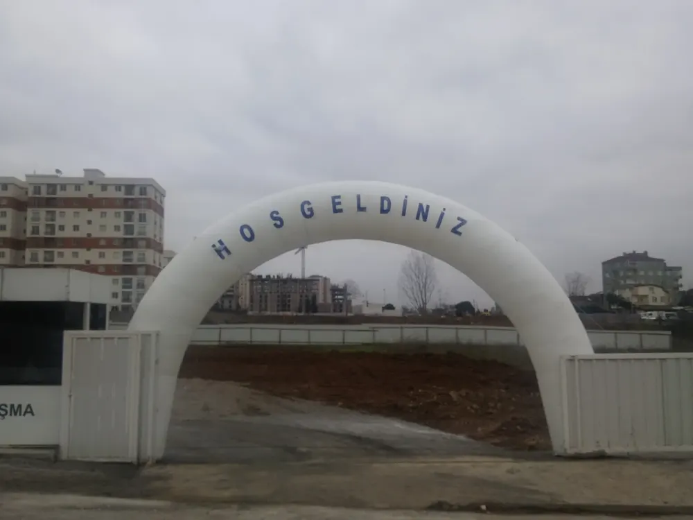 Yol Takı Balon Süsleme çalışması — Esin Balon İstanbul