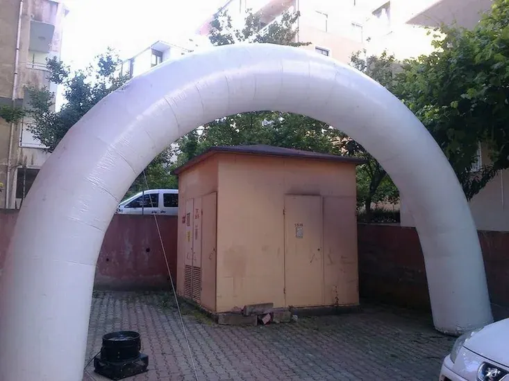 Yol Takı Balon Süsleme çalışması — Esin Balon İstanbul
