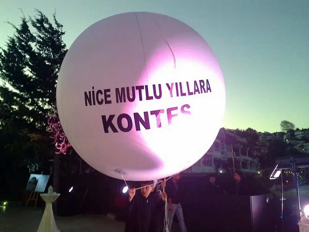 Zeplin Balon çalışması — Esin Balon İstanbul