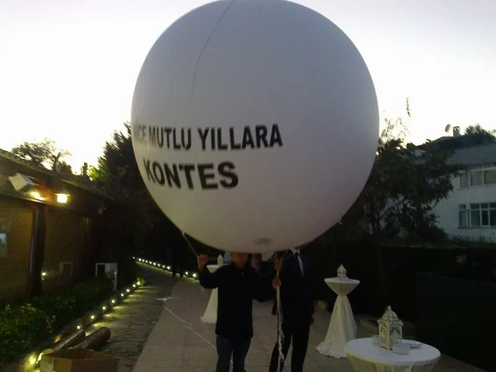Zeplin Balon çalışması — Esin Balon İstanbul