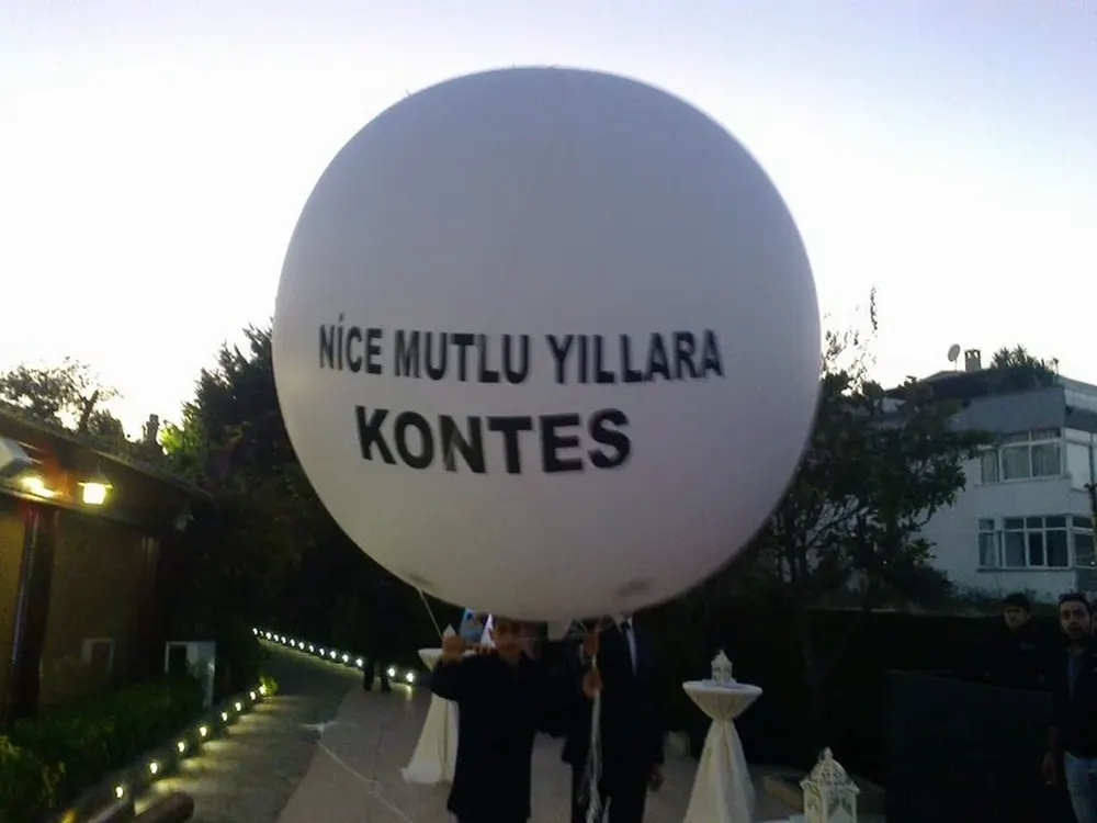 Zeplin Balon çalışması — Esin Balon İstanbul