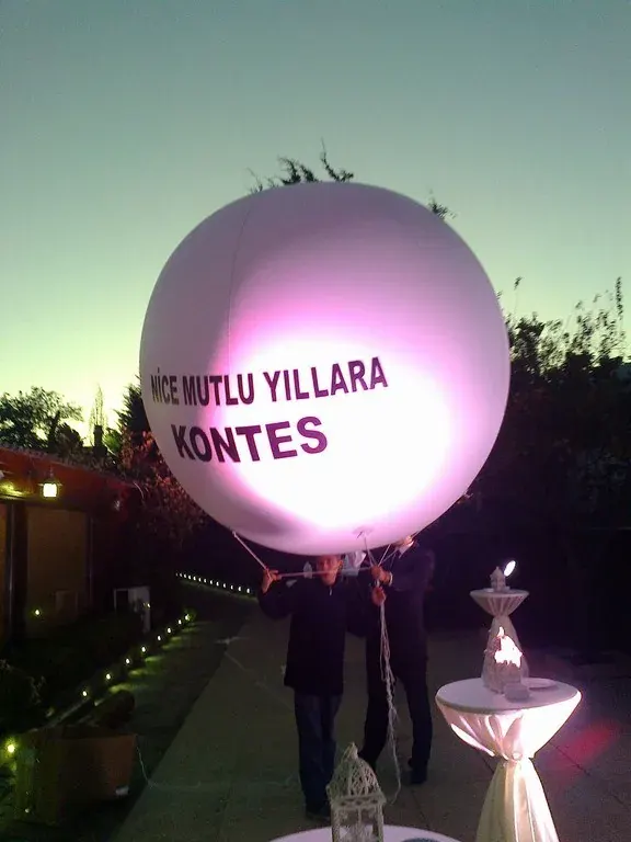 Zeplin Balon çalışması — Esin Balon İstanbul