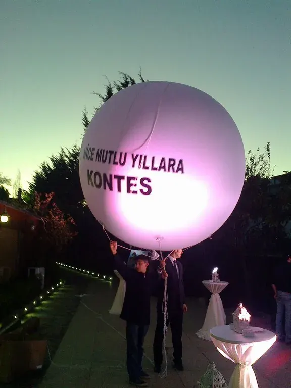 Zeplin Balon çalışması — Esin Balon İstanbul
