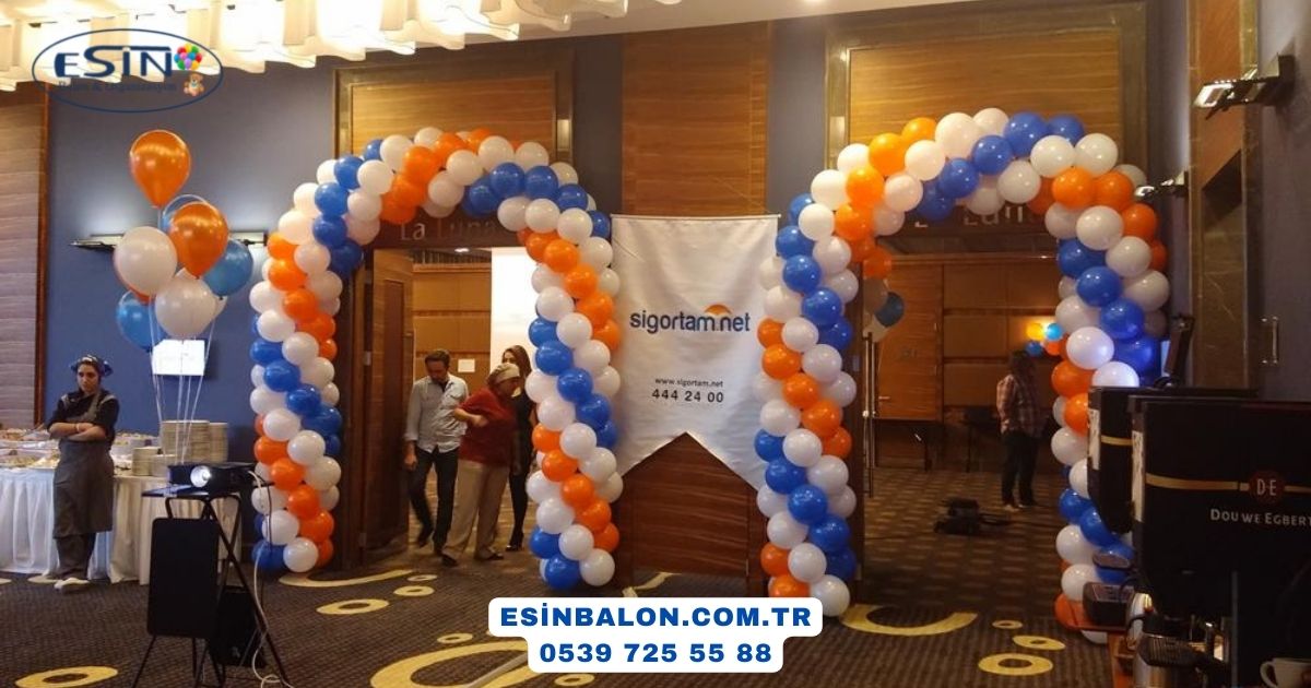 Ataşehir çocuk doğum günü balon süsleme — bohem doğal konsept, Esin Balon