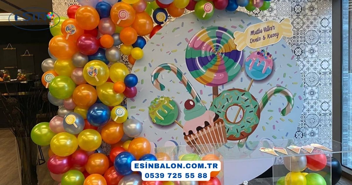 Baby shower balon süsleme — pastel pembe konsept, gender reveal alternatifi, Esin Balon İstanbul