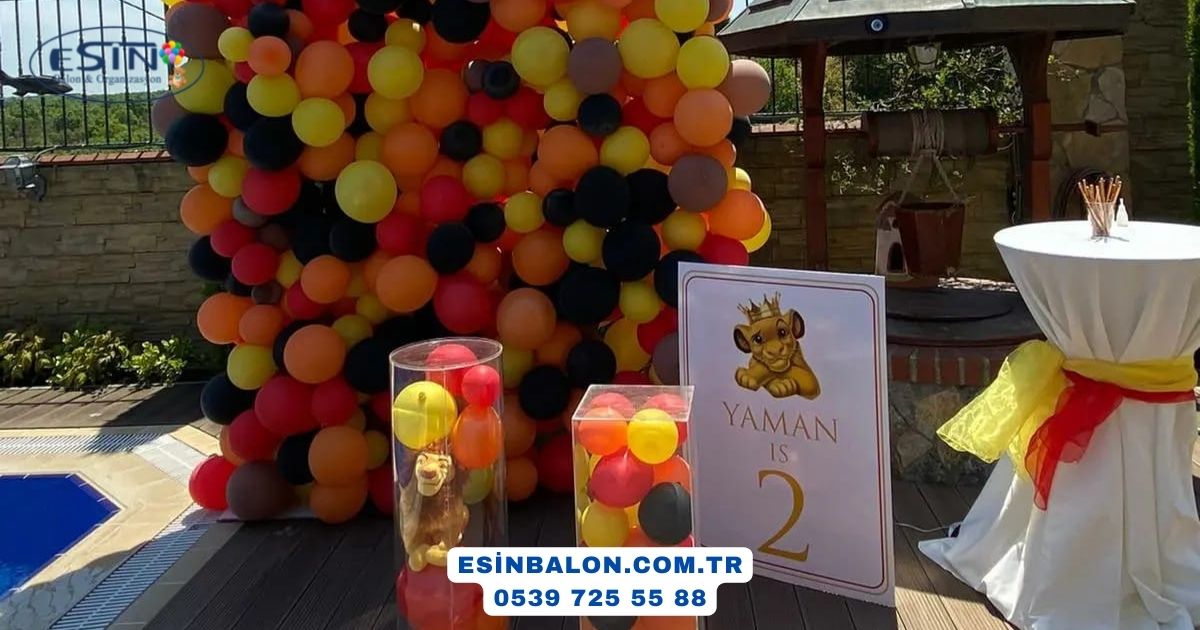 Söz nişan balon süsleme İstanbul — romantik konsept, Esin Balon özel tasarım